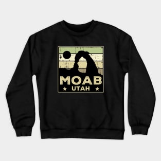 Moab Utah Retro Crewneck Sweatshirt